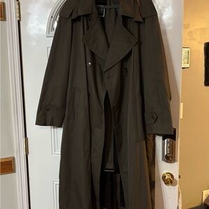 Dior Brown Trench Coat Classic Style